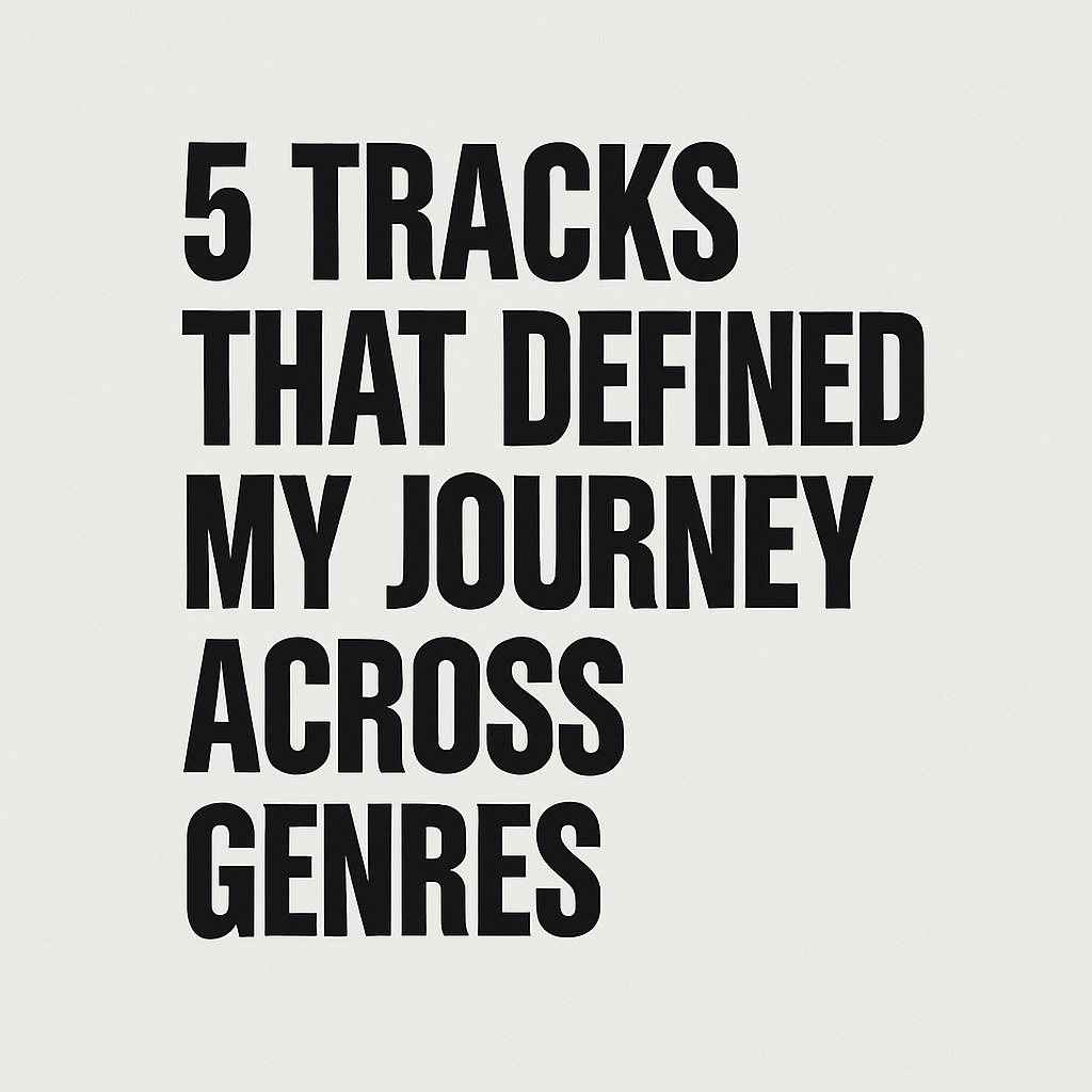 Minimalist graphic representing key musical influences